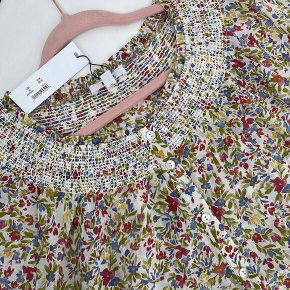 BB Dakota Steve Madden Fleetwood Flutter Floral Top Size Medium - Picture 10 of 10